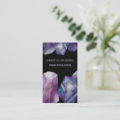 * Universale Gem Cosmos Gemstone Wasserfarbkristal Visitenkarte (Stehend Vorderseite)