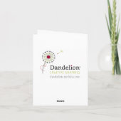 Universale Note Card Karte (Rückseite)