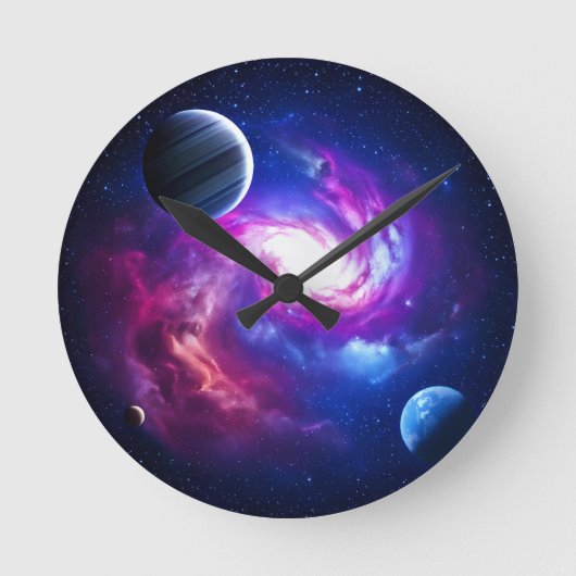 Universale Wall-Uhr Runde Wanduhr (Vorderseite)