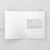 Universale Weihnachtskarte Feiertagskarte (Innenseite)