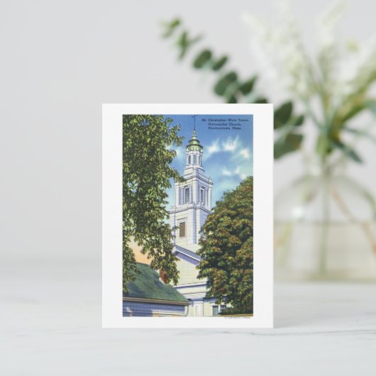 Universaliskirche Postkarte (Stehend Vorderseite)