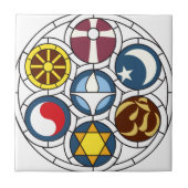 Universalist Merchandise Fliese (Vorderseite)