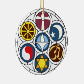 Universalist Merchandise Keramik Ornament (Rechts)