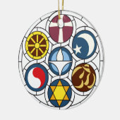Universalist Merchandise Keramik Ornament (Links)
