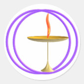 Universalist Runder Aufkleber (Vorderseite)