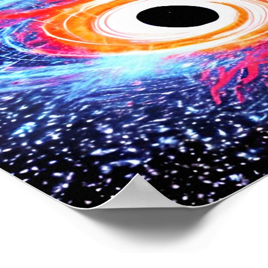 Universe Blackhole Explosion im Himmel Poster (Ecke)