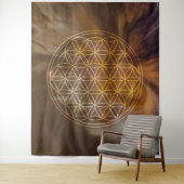 Universe Blume des Lebens Wandteppich (Beispiel)