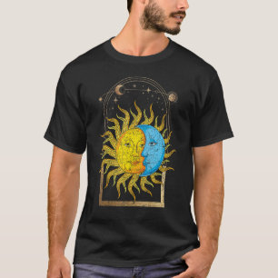 Universe Boho Sun Moon Astronomie Himmelskörper al T-Shirt