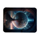 Universe Cosmic Tree Surreal Fantasy Art Magnet (Horizontal)
