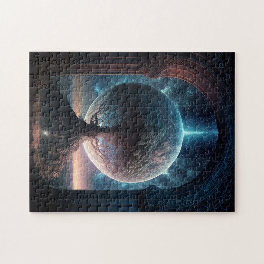 Universe Cosmic Tree Surreal Fantasy Art Puzzle (Horizontal)