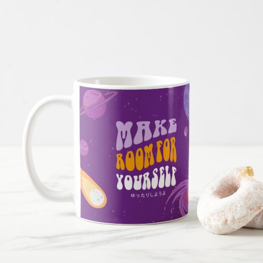 Universe-Inspiriert und Astronaut-Tasse Kaffeetasse (Mit Donut)