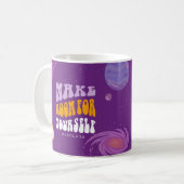 Universe-Inspiriert und Astronaut-Tasse Kaffeetasse (Vorderseite Links)
