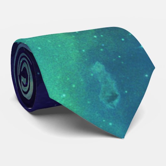 Universe Nebula Galaxy Celestial Trendy Hipster Krawatte (Gerollt)