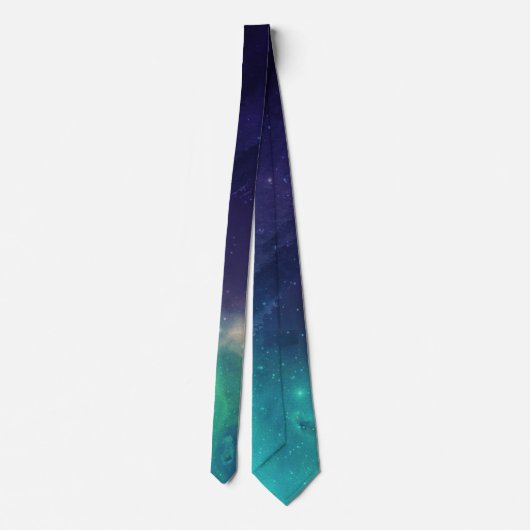 Universe Nebula Galaxy Celestial Trendy Hipster Krawatte (Rückseite)