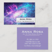** Universe Nebula Galaxy Kosmic Space Visitenkarte (Vorne/Hinten)