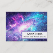 ** Universe Nebula Galaxy Kosmic Space Visitenkarte (Vorderseite)