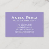 *~* Universe Nebula Kosmos Galaxy . Sterne Visitenkarte (Rückseite)