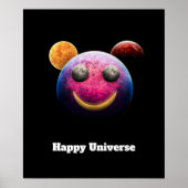 Universe Planet, Raum I Benutzerdefinierter Text | Poster (Vorne)