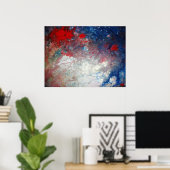 Universe Poster - Abstrakt Art Cosmos Milchstraße (Heimbüro)