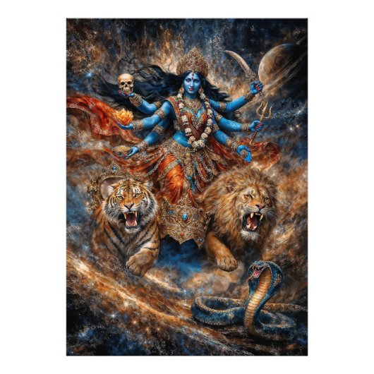 Universe Powers of Kali Goddess Fotodruck (Vorne)