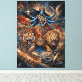 Universe Powers of Kali Goddess Leinwanddruck (Insitu (Holzboden))