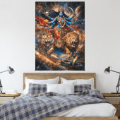 Universe Powers of Kali Goddess Leinwanddruck (Insitu (Schlafzimmer))