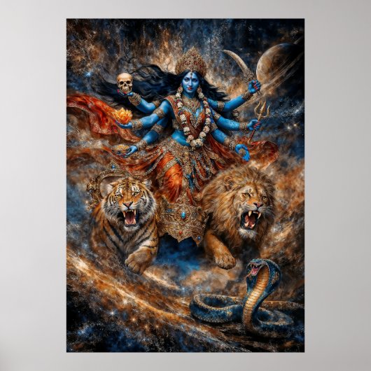 Universe Powers of Kali Goddess Poster (Vorne)