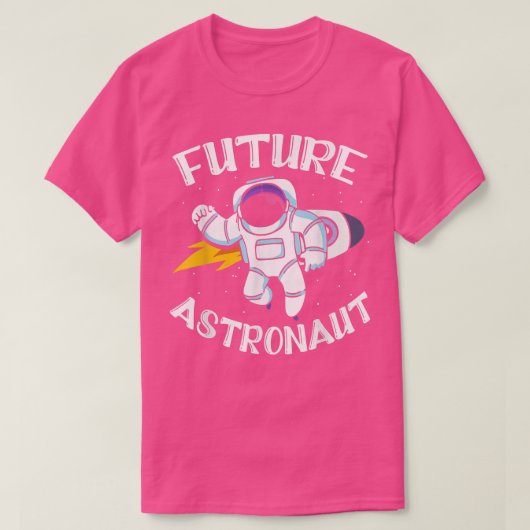 Universe Rocket Outer Space Science Galaxy Future T-Shirt (Design vorne)