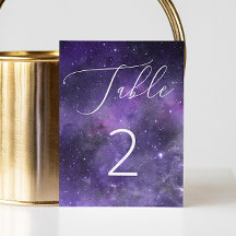 Universe Sterne. Hochzeit von lila Weltraumnachtss