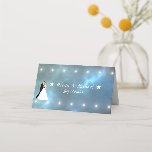 Universe-Sterne Platzkarte (Rückseite)