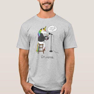 Universe Unicorading Poetry Funny Men' T - Shirt