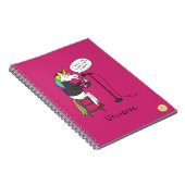 Universe Unicorading Poetry Funny Notebook Notizblock (Rechte Seite)