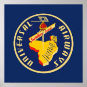 Universell Airways ~ Südafrika bis Israel Poster (Vorne)