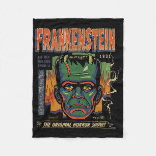 Universell Monsters Frankenstein Vintag Halloween Fleecedecke