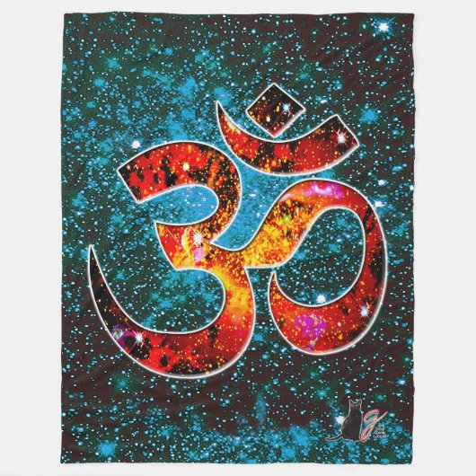 Universell OM Hum Fleecedecke (Vorderseite)