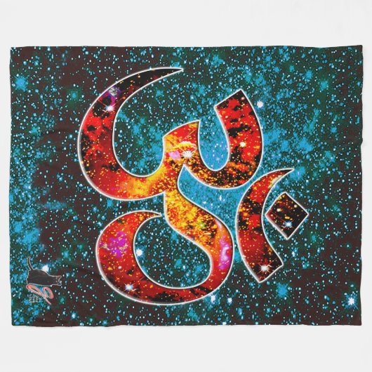 Universell OM Hum Fleecedecke (Vorderseite (Horizontal))