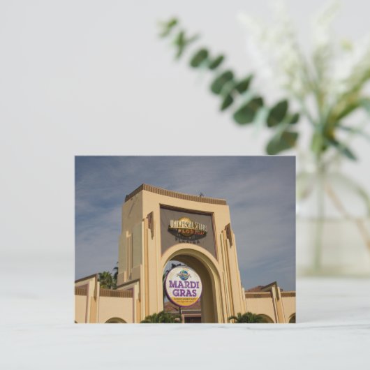 Universell Studios, Postkarte Orlando Eingang (Stehend Vorderseite)