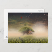 Universell Turtle Postkarte (Vorne/Hinten)