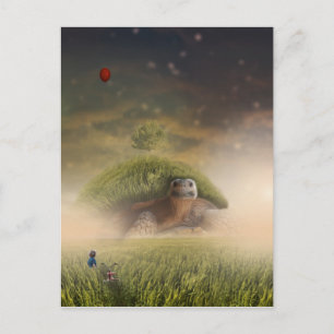 Universell Turtle Postkarte