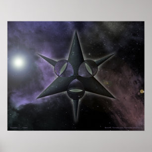 Universelle astrobiologische Panspermie Gegenwart Poster