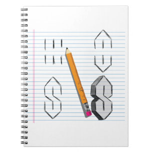 Universelle Cool Point S Doodle 90er Kinder in der Notizblock