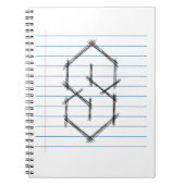 Universelle Cool Point S Doodle 90er Kinder in der Notizblock (Vorderseite)