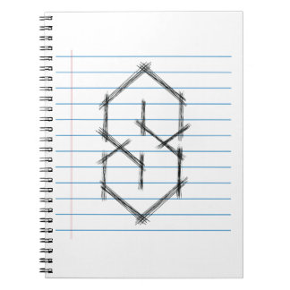 Universelle Cool Point S Doodle 90er Kinder in der Notizblock