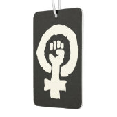 Universelle Frauensymbole auf schwarz Autolufterfrischer (Links)