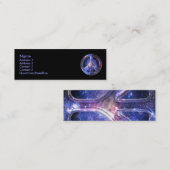 Universelle FriedensVisitenkarte Mini Visitenkarte (Vorne/Hinten)