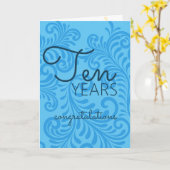 Universelle Geburtstagskarte eines Mitarbeiters in Karte (Gelbe Blume)