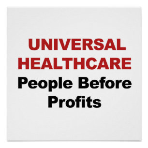 Universelle Gesundheitsfürsorge, Menschen vor Gewi Poster