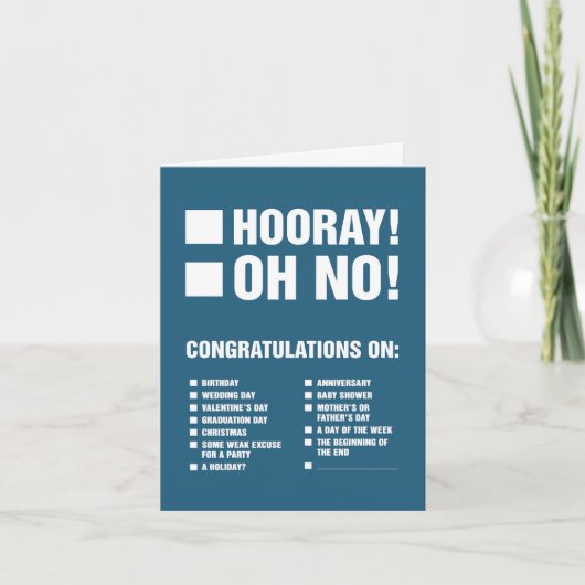 Universelle Gruß-Karte (plus Zombies) Karte (Vorderseite)