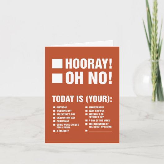 Universelle Grußkarte (Plus Roboter) Karte (Vorderseite)