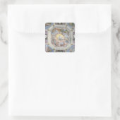 Universelle Harmonie oder göttliche Liebe vom Ceil Quadratischer Aufkleber (Tasche)